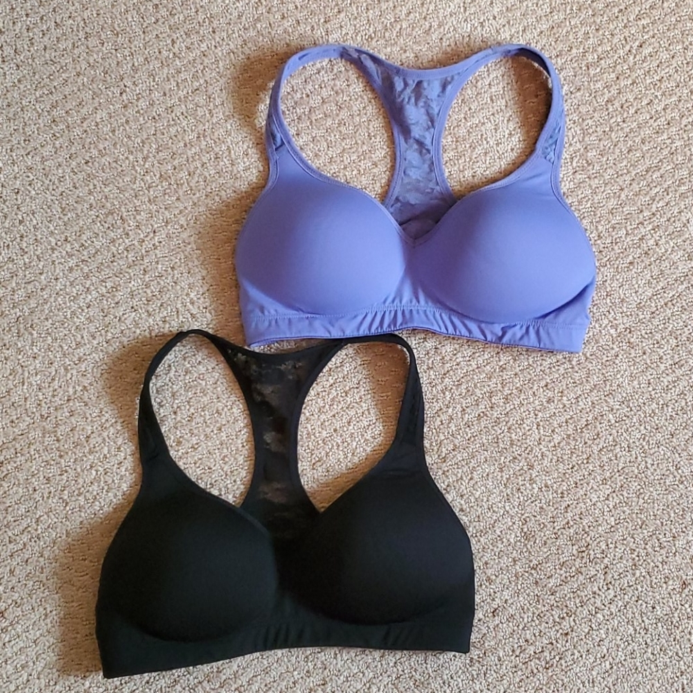 VS Pink push up sports bras